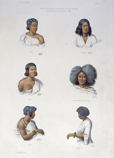 Eingeborene von Abessinien, graviert von Aumont, ca. 1840 von Dillon and Vignaud